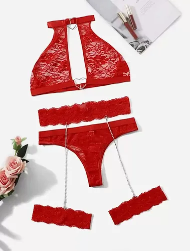 Conjunto Rojo Pasión